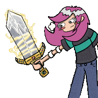 Angry Girl Sticker