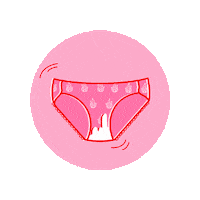 Canestenau fashion underwear undies textiles Sticker