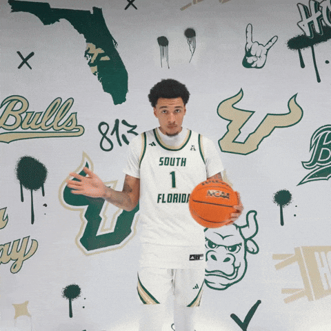 South Florida Basketball GIF by USF Athletics