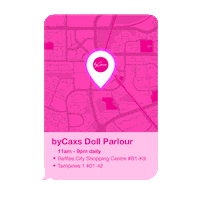 Pink Doll Sticker by byCaxs