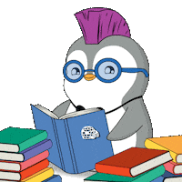 School Studying Sticker by Pudgy Penguins