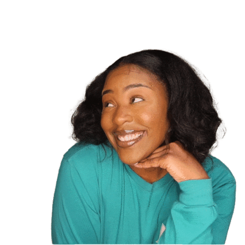 mechig cutie blackgirl peacesign kissyface Sticker