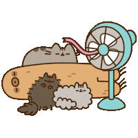 Cool Off Beach Day Sticker by Pusheen