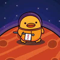 digitalducks stabby quacks cartoon duck digital ducks GIF