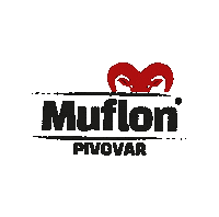 Logo Beer Sticker by Pivovar Muflon