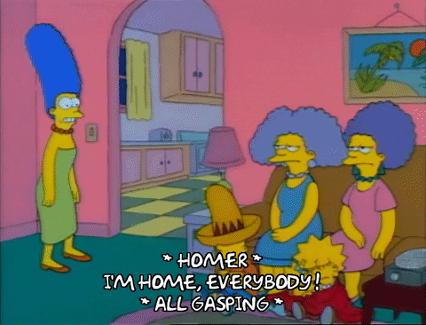 Season 1 Patty Bouveir GIF by The Simpsons