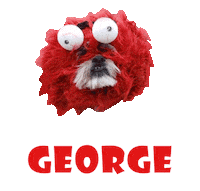 Dog George Sticker