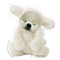 tired good night Sticker by MISO PUP