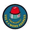 Location Emergency Sticker by what3words
