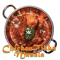indian curry Sticker by Tandoor Barcelona