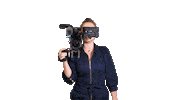 Mediatuin film video camera record Sticker