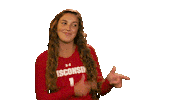 College Sports Sport Sticker by Wisconsin Badgers
