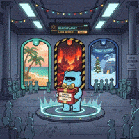 Sci Fi Christmas GIF by Kanpai Pandas