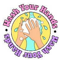 Virus Wash Sticker by Jess Stempel