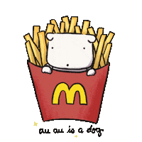 French Fries M Sticker