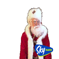 SkyRadio_101fm music funny christmas laughing Sticker