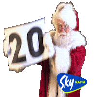 SkyRadio_101fm music christmas excited xmas Sticker