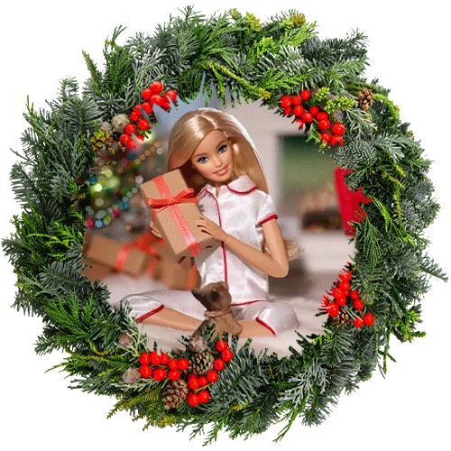 Christmas Fashion Sticker by Barbie
