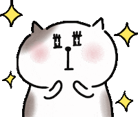 Cat Sticker by yoyoyon