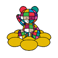 Bear Wonder Sticker by Art-Zoo