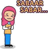 Ramadan Be Patient Sticker by Qlue Smart City