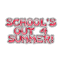 Schools Out Summer Sticker by imoji