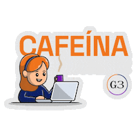 Cafe Working Sticker by G3 Assessoria Imobiliária