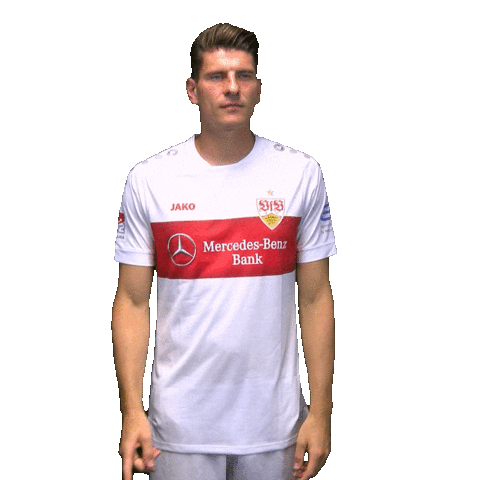 Ruhig Bleiben Mario Gomez Sticker by VfB Stuttgart