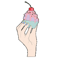 happy illustration Sticker