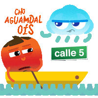 Colombia Agua Sticker