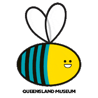 Bee Sticker by Queensland Museum Network