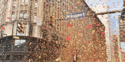 confetti parade GIF by Cleveland State University