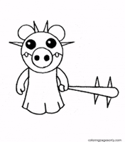 Piggy Coloring GIF by Chromabook