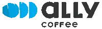 Cupping Sticker by Ally Coffee