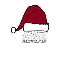 Christmas Santa Sticker by AllWhite Laser AW3®