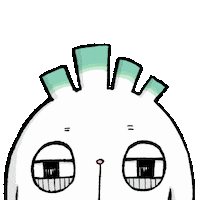 Cartoon Bunny Sticker