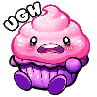 Mood Ugh Sticker by Candy Kult Land