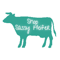 Thesassyheiferboutique fashion shopping neon shop Sticker
