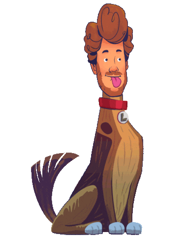 Dog Comedy Sticker by sat1