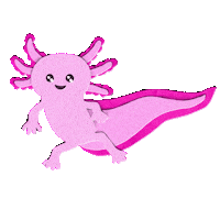 Sea Creatures Salamander Sticker by Hiss Art