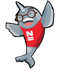Tns Narwhal Sticker by The New School