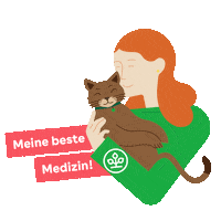 Cat Girl Sticker by AOK Niedersachsen