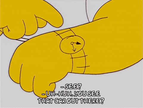Speaking Season 14 GIF by The Simpsons