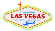 Las Vegas Sticker by Maverick Helicopters