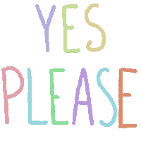 Happy Yes Please Sticker