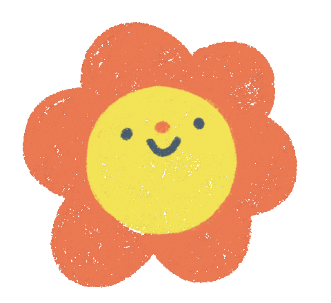 Flower Face Sticker by candice
