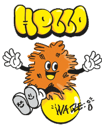 Happy Hello Sticker by waglei