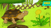 hiding eating GIF by KiKA
