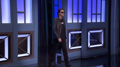 walking in jim carrey GIF by Team Coco
