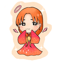 Sparkle Angel Sticker